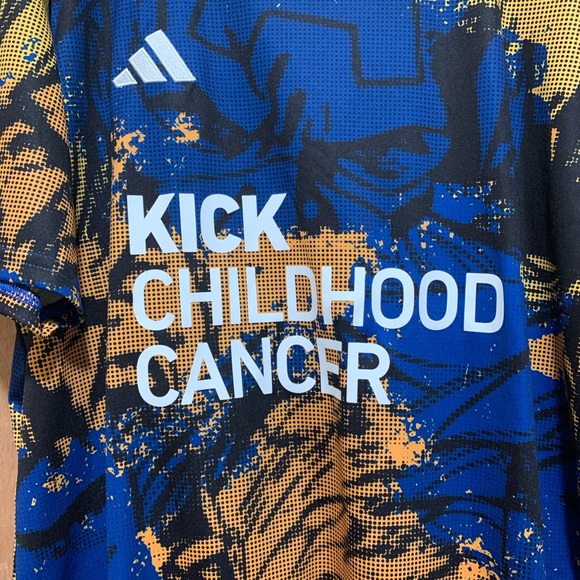 Adidas MLS Kick Childhood Cancer Avengers Marvel Limited PreMatch Jersey XL - Picture 7 of 7